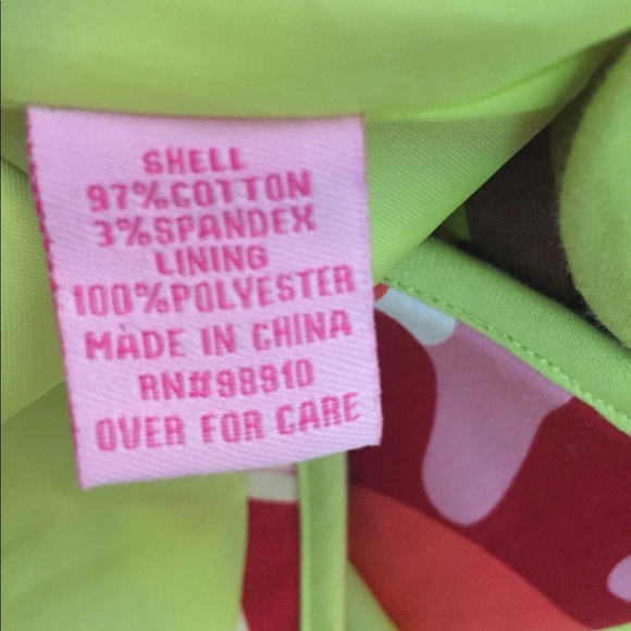 Spring dress Coat sz 4 floral colorful lined - Picture 7 of 8